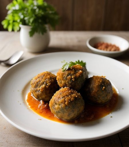 Chicken Cacciatore Meatballs recipe image