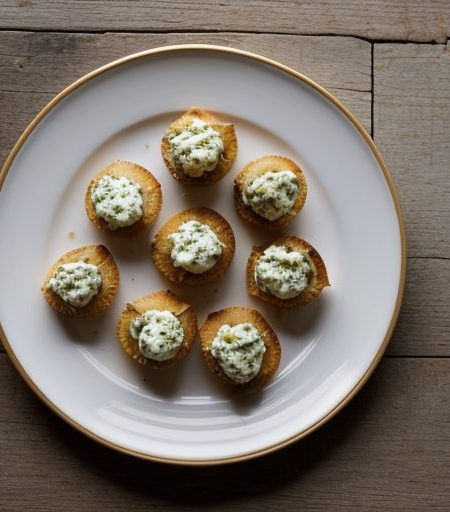 Chicken-Cheese Canapes recipe image