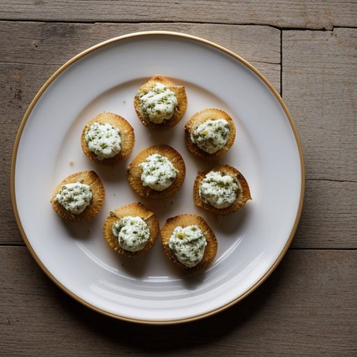 Chicken-Cheese Canapes recipe image