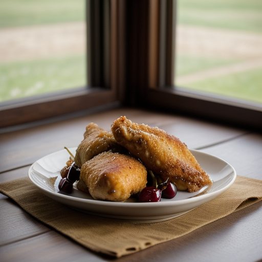 Chicken & Cherries Jubliee recipe image