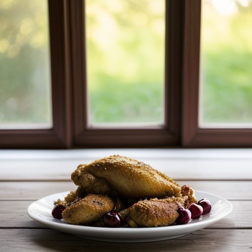 Chicken & Cherries Jubliee recipe image