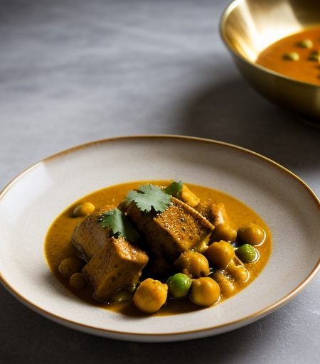 Chicken & Chick-Pea Curry With Ginger recipe image
