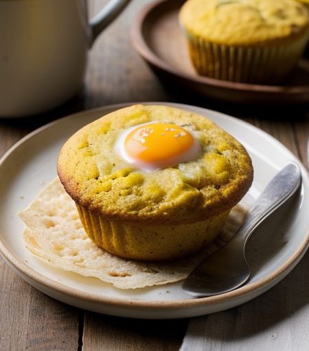 Chicken Chili Over Corn Muffins recipe image