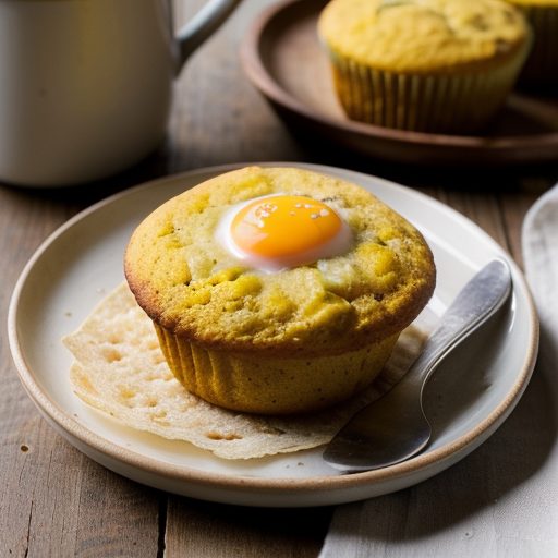 Chicken Chili Over Corn Muffins recipe image