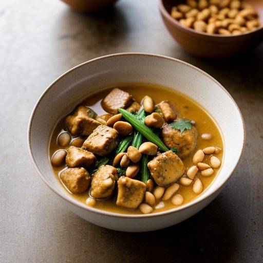 Chicken Chunks With Peanuts in Spicy Sauce (Kung Pao recipe image