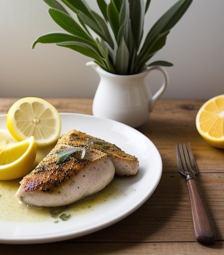 Chicken: Citrus Sage Chicken Breasts recipe image
