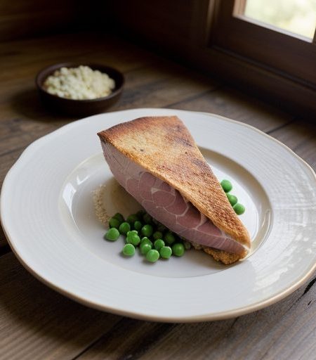 Chicken~ Country Ham & Peas recipe image
