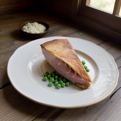 Chicken~ Country Ham & Peas recipe image
