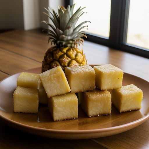 Chicken Cubes With Cherry & Pineapple recipe image