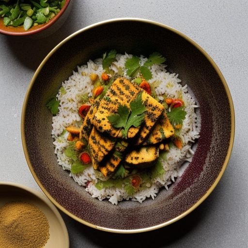 Chicken Curry Rice Salad recipe image