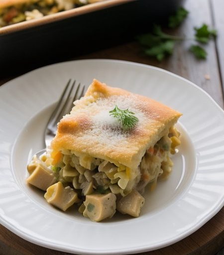 Chicken Deli Casserole recipe image