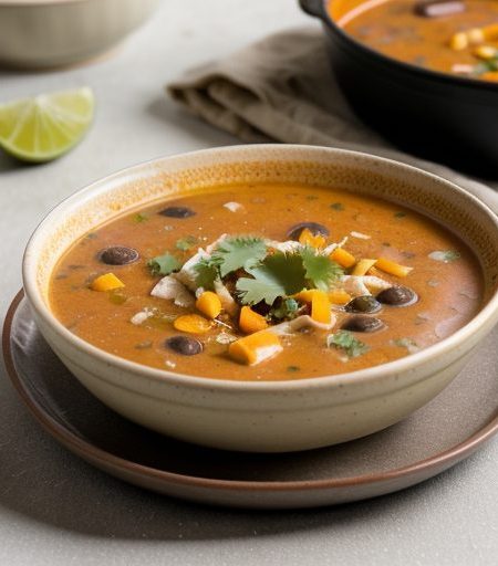 Chicken Enchilada Soup recipe image