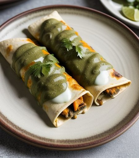 Chicken Enchiladas Verdes recipe image