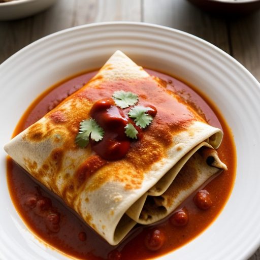 Chicken Enchiladas With Pasilla Chili Sauce recipe image
