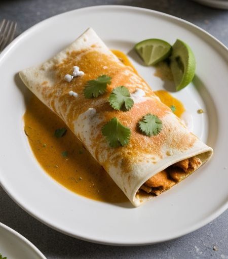 Chicken Enchiladas With Sour Cream recipe image