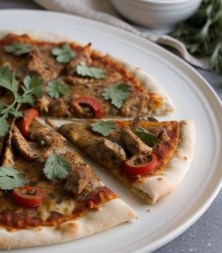 Chicken Fajita Pizza recipe image