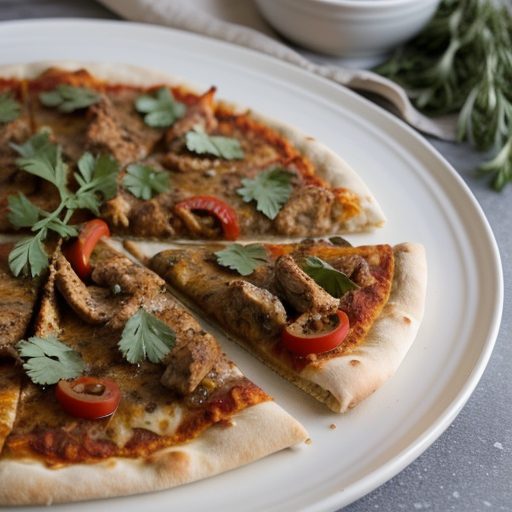 Chicken Fajita Pizza recipe image