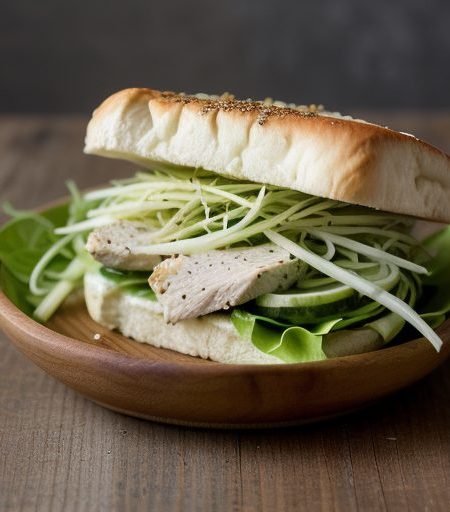 Chicken Fennel Salad Sandwiches (4 PTS recipe image
