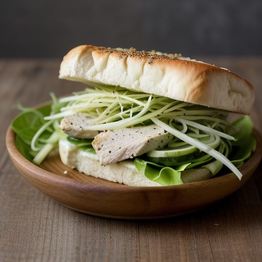 Chicken Fennel Salad Sandwiches (4 PTS recipe image