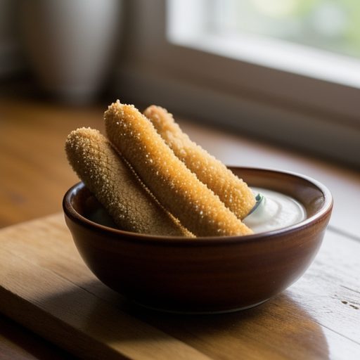 Chicken Fingers W/Dipping Sauce recipe image