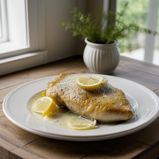 Chicken Francese With Lemon and Pecorino recipe image