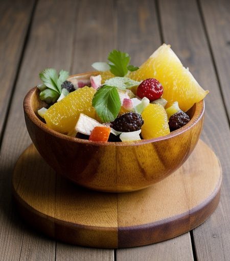 Chicken Fruit Salad in Pineapple Boats recipe image