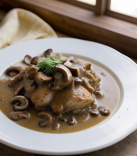 Chicken Gravy With Mushrooms recipe image