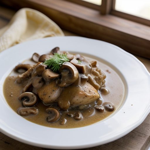 Chicken Gravy With Mushrooms recipe image