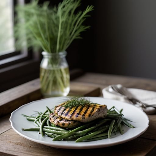 Chicken Green Bean & Dill Salad recipe image