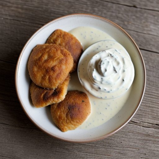 Chicken Kotletki With Sour Cream Sauce recipe image