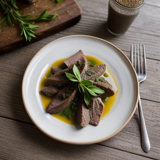 Chicken Liver & Anchovy Savory recipe image