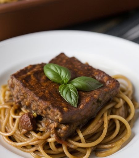 Chicken Liver & Spaghetti Bake recipe image