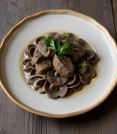 Chicken Liver Stroganoff recipe image