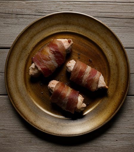 Chicken Livers Wrapped in Bacon recipe image