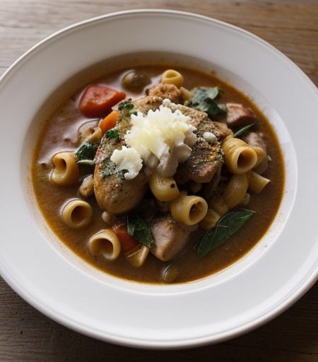 Chicken Macaroni Stew recipe image