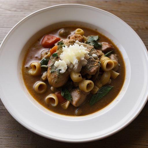 Chicken Macaroni Stew recipe image