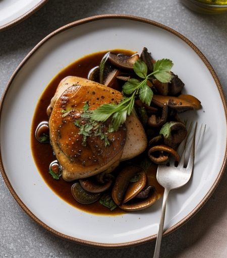 Chicken Marsala W/ Peppers ** (Bpnv19 A recipe image