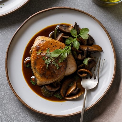 Chicken Marsala W/ Peppers ** (Bpnv19 A recipe image