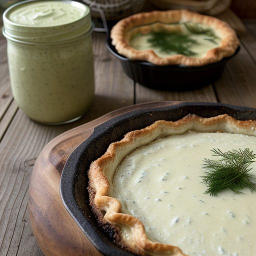 Chicken Mushroom Pie With Dill Crust ***Nxgw7 recipe image