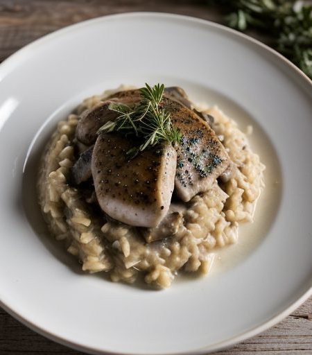 Chicken-Mushroom Risotto recipe image