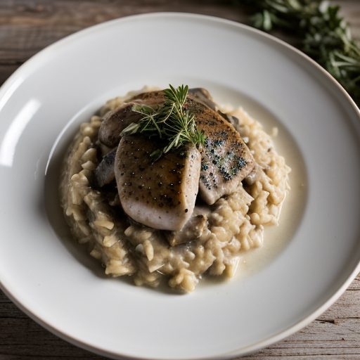 Chicken-Mushroom Risotto recipe image