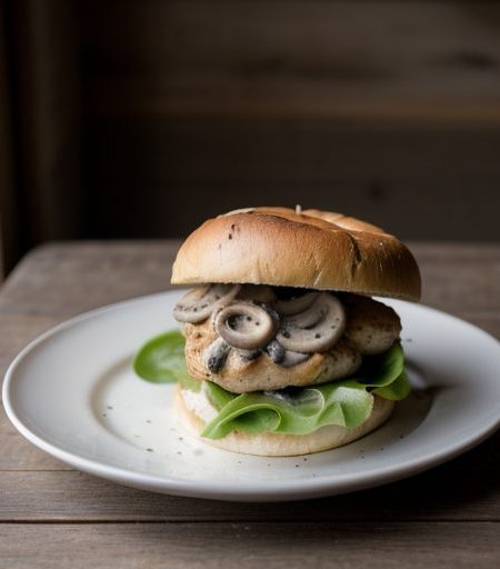 Chicken-Mushroom Sandwiches recipe image