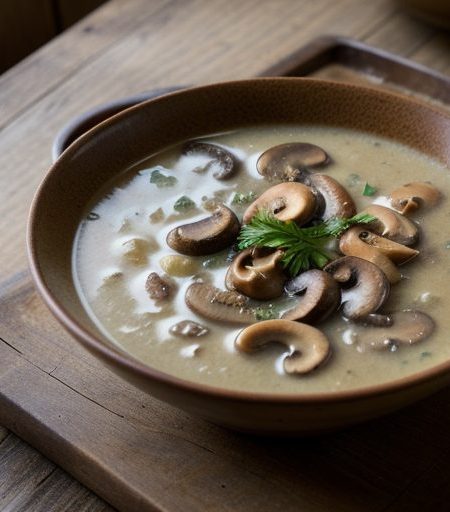Chicken & Mushroom Soup recipe image