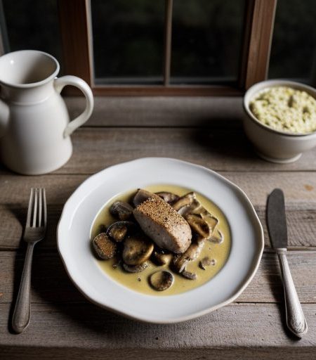 Chicken & Mushrooms Dijon recipe image