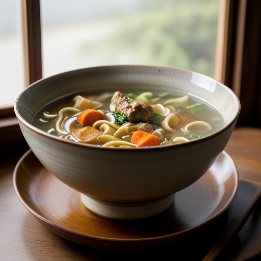 Chicken & Noodle Soup With Vegetables recipe image