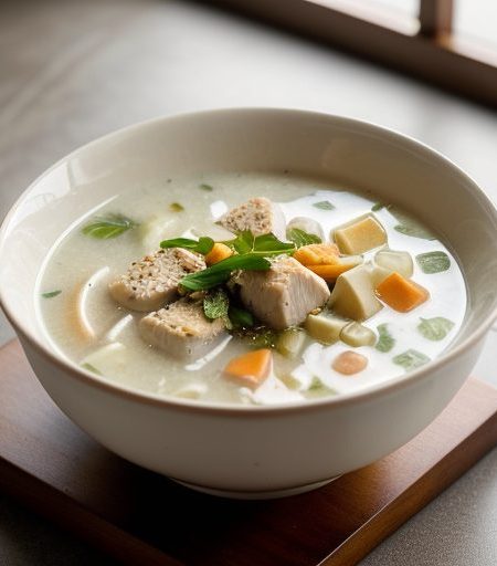Chicken Noodle Yogurt Soup recipe image
