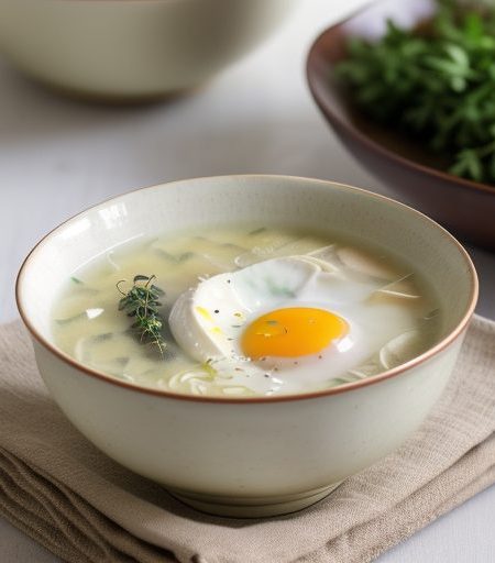 Chicken Noodle Yogurt Soup recipe image