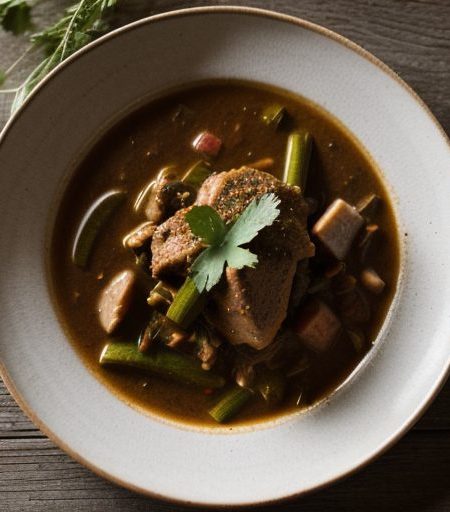 Chicken-Okra Gumbo Plains-Style recipe image