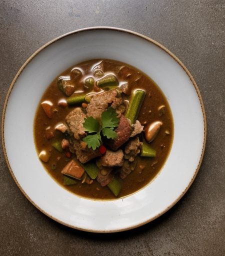 Chicken-Okra Gumbo Plains-Style From Tony Bur recipe image