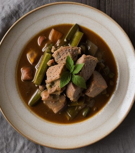 Chicken-Okra Gumbo Plains-Style From Tony Burke recipe image